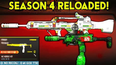 New Top 10 OVERPOWERED LOADOUTS For WARZONE SEASON 4 RELOADED Update