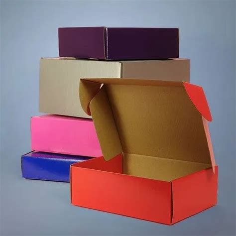 Single Wall 3 Ply Color Corrugated Box At Best Price In Sivakasi ID