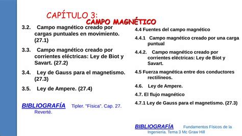 PDF CAPÍTULO 3 CAMPO MAGNÉTICO 3 2 Campo magnético creado por