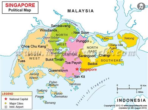 2 Political Map of Singapore | Download Scientific Diagram