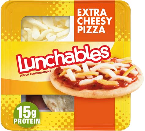 Lunchables Extra Cheesy Pizza Snack Kit 42 Oz Tray