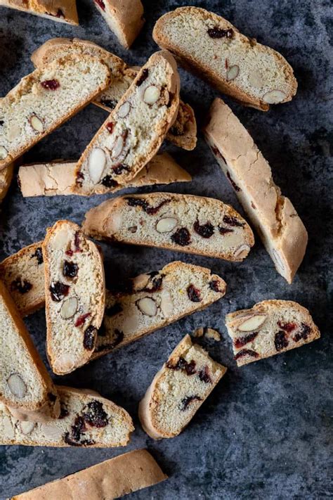 Vegan Biscotti With Almonds And Cranberries Domestic Gothess