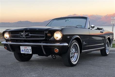 For Sale 1965 Ford Mustang Convertible Raven Black A Code 289ci V8