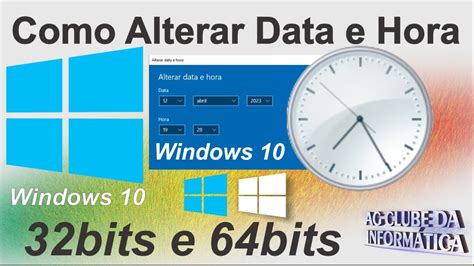 Como Alterar Data E Hora Do Pc No Windows 10 Youtube