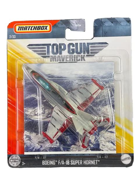 MATCHBOX TOP GUN Maverick Boeing F A 18 Super Hornet Rooster Sky Buster