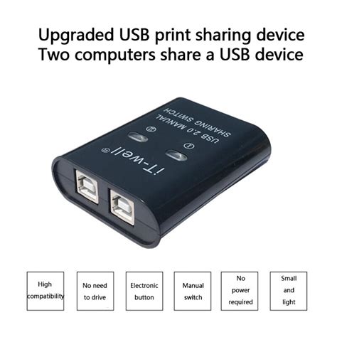 Usb Printer Delen Apparaat 2 In 1 Out Printer Shar Grandado