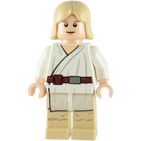 LEGO Luke Skywalker Tatooine With White Robe Brown Belt And Leggings