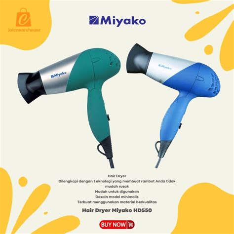 Hair Dryer Miyako Hd Hd Pengering Rambut Lazada Indonesia