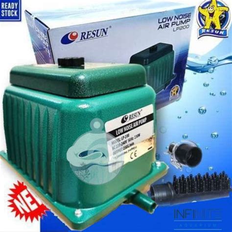 Promo RESUN LP 200 POMPA UDARA AERATOR Air Pump Aquarium Kolam