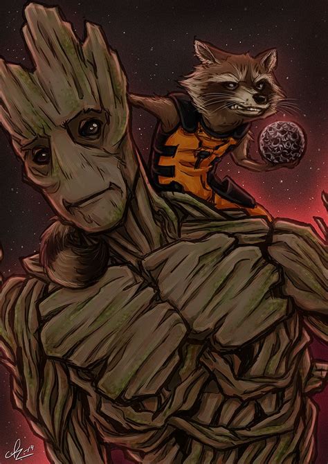 Guardians Of The Galaxy Groot By P1xer On Deviantart Groot Marvel