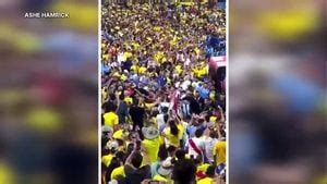 Brawl breaks out between fans, players in stands at Copa América match in Uptown - Yahoo Sports