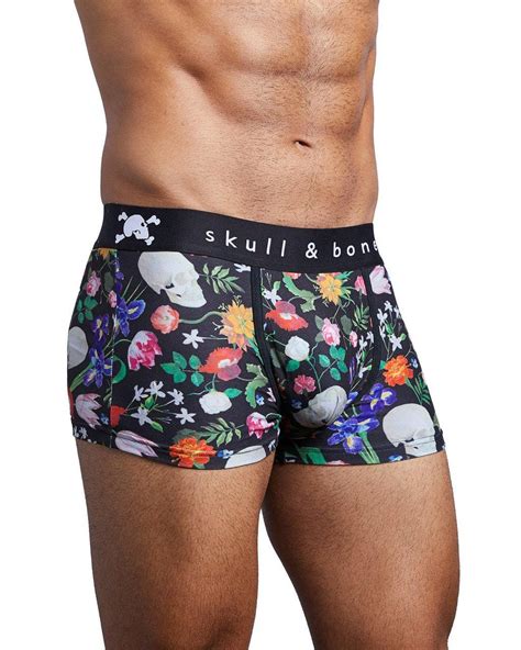 Classic Mens Printed Boxer Trunk Underwear Mens Trunk Underwear