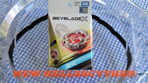 NEW BEYBLADE X HELLSSCYTHE BX 02 Unboxing Battles YouTube