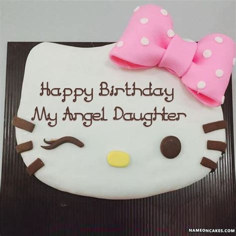 Happy Birthday my angel daughter Cake Images