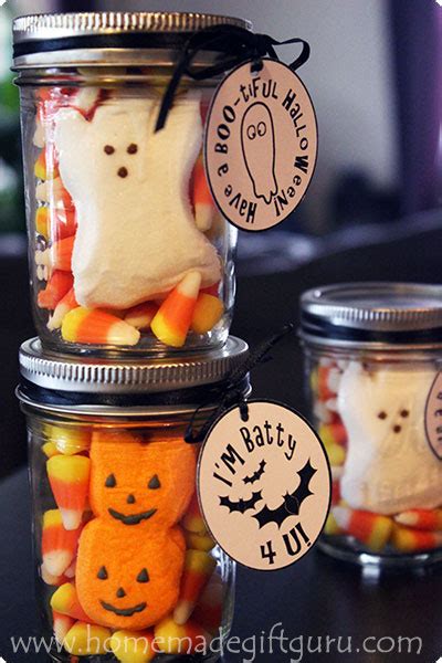 Halloween Candy Ideas - For Homemade Gifts