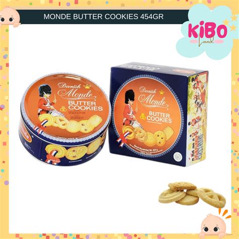 Jual Monde Butter Cookies Gr Kukis Mentega Biskuit Kemasan Kaleng