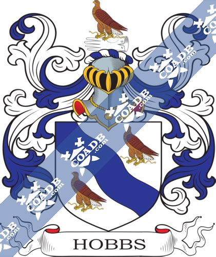 Hobbs Family Crest, Coat of Arms and Name History