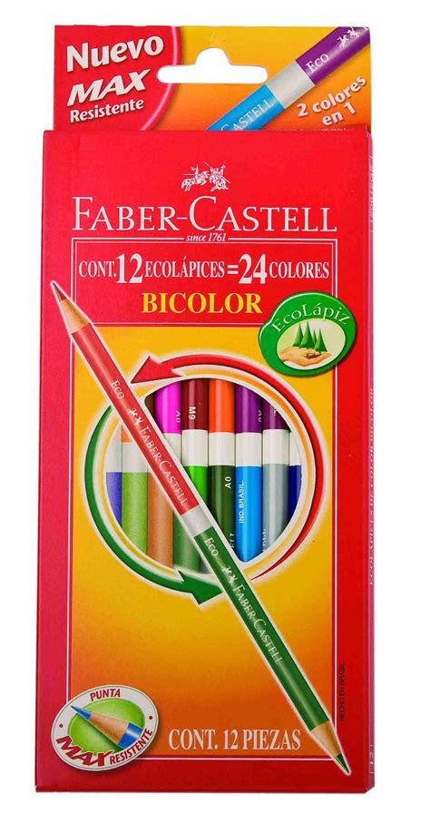 Pintura Faber Castell Doble Punta X12 Santiago Papeleria