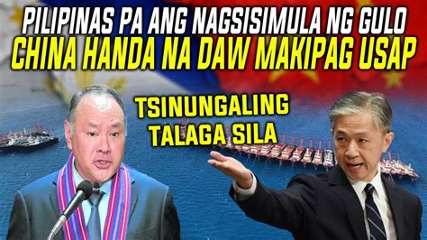 CHINA HANDA NA DAW MAKIPAG USAP SA PINAS MANINIWALA BA TAYO SA