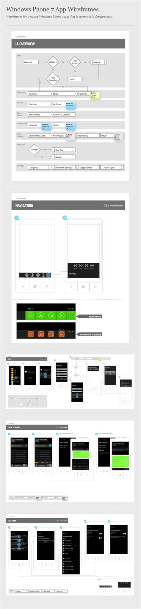 30 Inspiring Mobile App Wireframes – OmahPSD