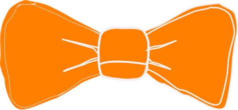 Orange Bow Tie Clip Art at Clker.com - vector clip art online, royalty ...