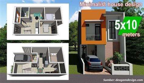 Ukuran 5x10 Desain Rumah 5x10 Tanpa Garasi Bandicam IMAGESEE