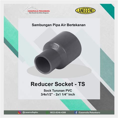 Jual Reducer Socket R 1 1 4 X 1 Vlok Sok Operan TS AW Fitting PVC