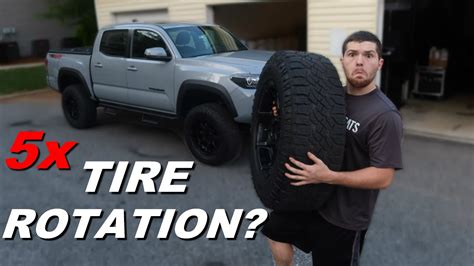 How To Properly Do A 5x Tire Rotation Toyota Tacoma Youtube