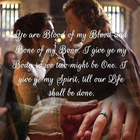 Jamies Wedding Vow To Aislinn Jamie Fraser Quotes Wedding Quote