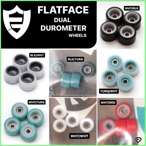 Flatface Dual Durometer Wheels Seven Options Faymus Decks