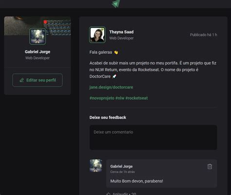 GitHub GabrielGCJ P 01 React Js Ts Rocketseat Feed