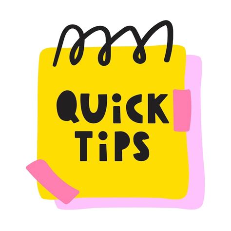 daily tips vectors illustrations    freepik