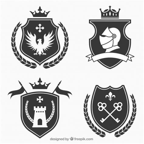 Símbolos De Escudos Medievales