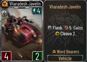 Vharadesh Javelin Sources Warhammer K Lexicanum