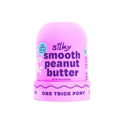 ONE TRICK PONY SILKY SMOOTH PEANUT BUTTER 16oz – monsieur marcel