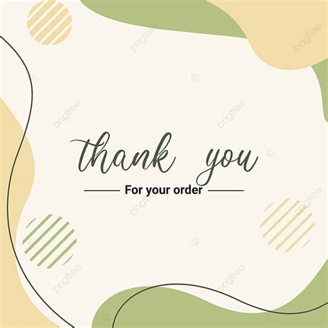 Thank You For Your Order Template Template Download on Pngtree