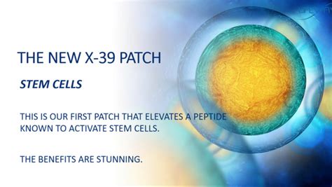 X39 Product Announcement Webinar Stem Cell Patches