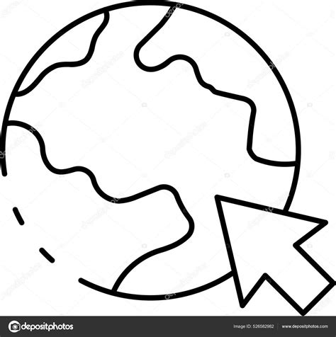 World Globe Earth Icon Stock Vector By ©iconfinder 526582982