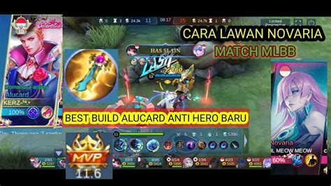 ALUCARD BEST BUILD EMBLEM ANTI HERO BARU NOVARIA META MLBB2023 YouTube