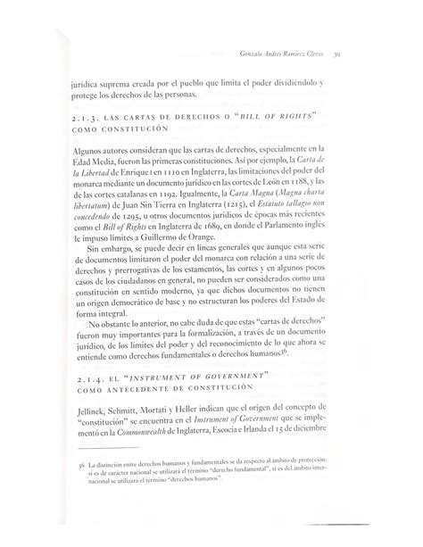 Lecciones De Derecho Constitucional Tomo I Paginas 39 49 Studocu