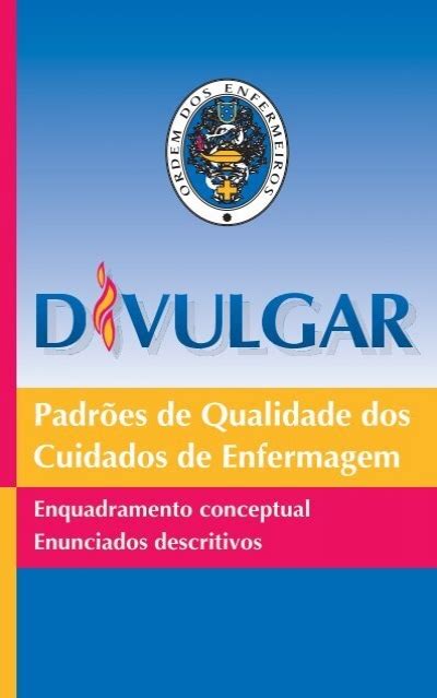 Padrões De Qualidade Dos Cuidados De Enfermagem Livro