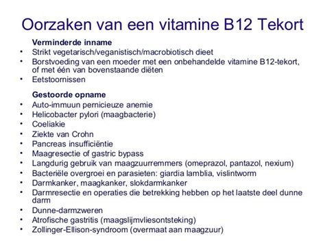 Symptomen B12 Tekort Drbeckmann