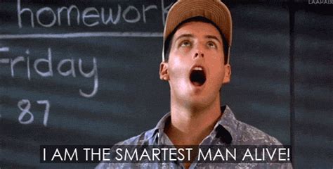 Billy Madison Saying “I am the smartest man alive!” | Gifrific