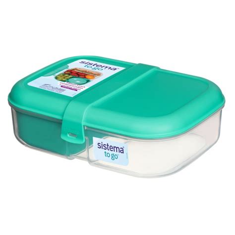 Sistema To Go Ribbon Lunch L Mi Towy Lunch Box Trzykomorowy Z