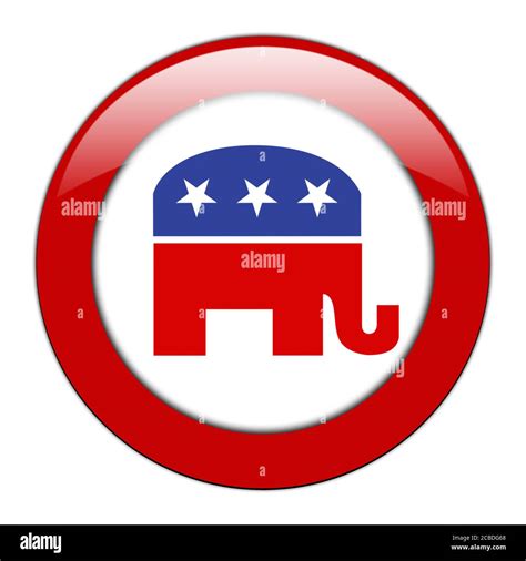 Republican party icon logo elephant hi-res stock photography and images ...