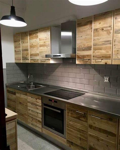 Kitchen Cabinets Made From Pallets Pallet Wood Projects