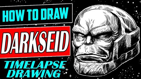 How To Draw DARKSEID Timelapse Drawing YouTube