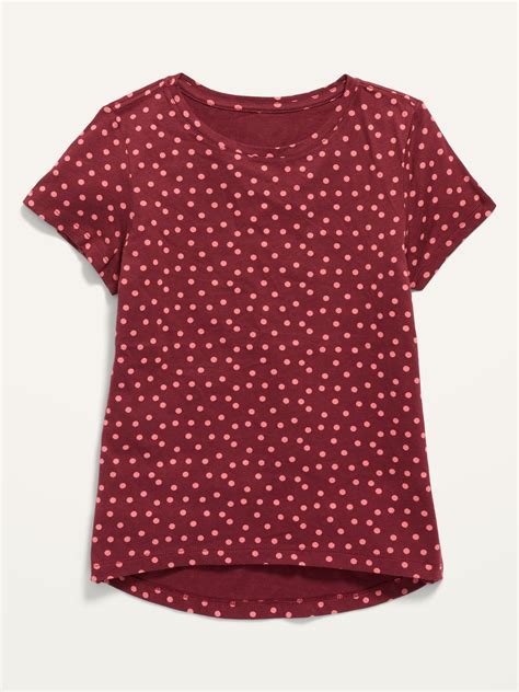 Softest Short Sleeve Printed T Shirt For Girls Old Navy