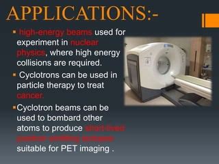 Cyclotron accelerator | PPT