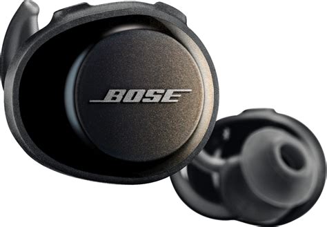 Best Buy Bose Soundsport Free True Wireless In Ear Earbuds Black 774373 0010